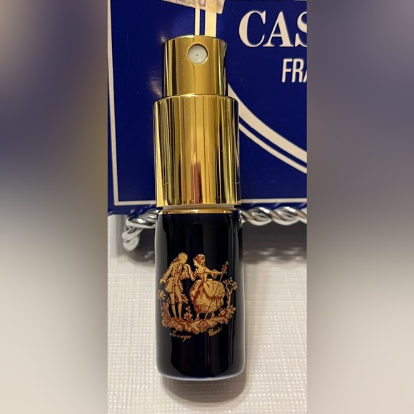 NIB! Porcelaine Limoges Castel France Mirror & Atomizer Set - Picture 4 of 6